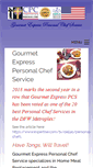 Mobile Screenshot of gourmetexpresspcs.com
